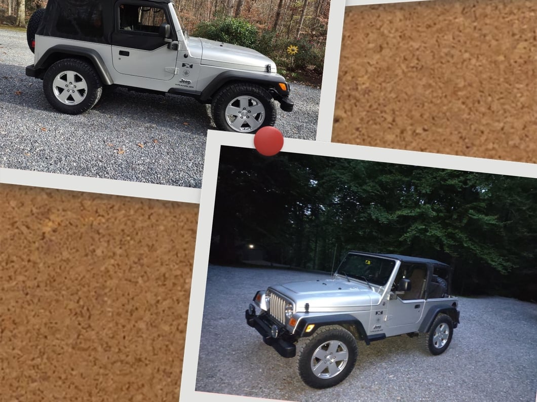 RedRock Extended Bikini Top; Black Diamond (97-06 Jeep Wrangler TJ, Excluding Unlimited)