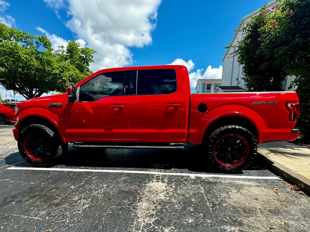 RedRock Fuel Door Cover; Gloss Black (15-20 F-150, Excluding Diesel)