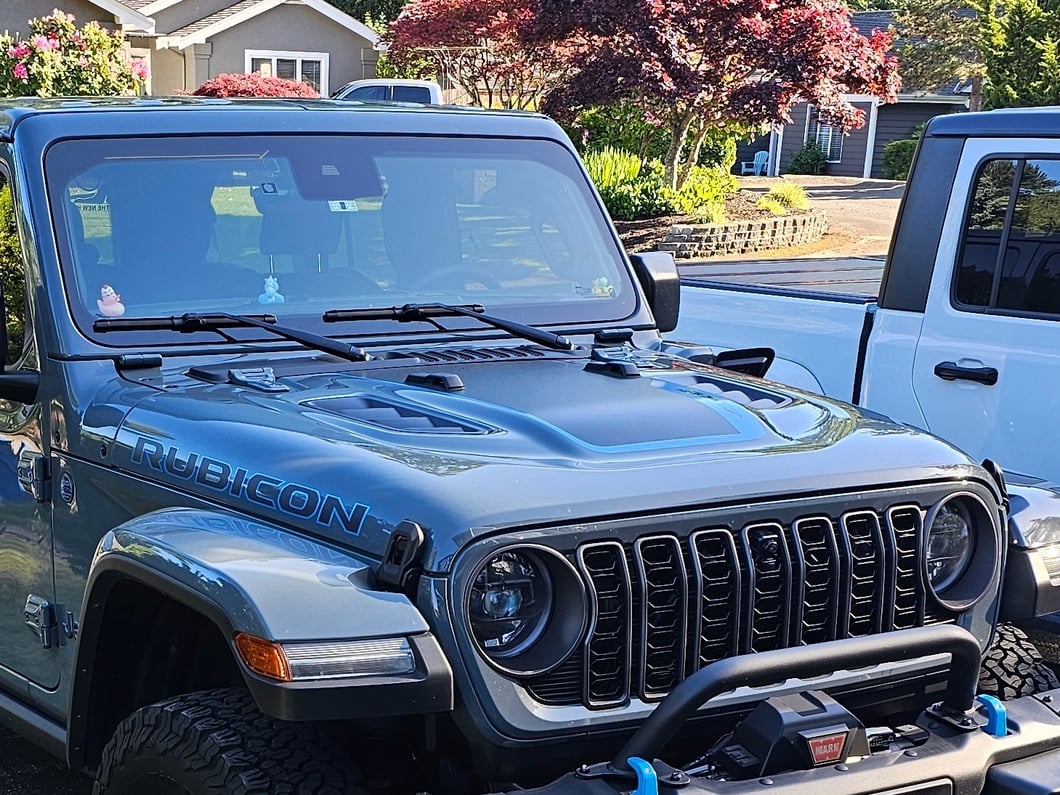 RedRock Headlight Covers; Smoked (18-25 Jeep Wrangler JL)