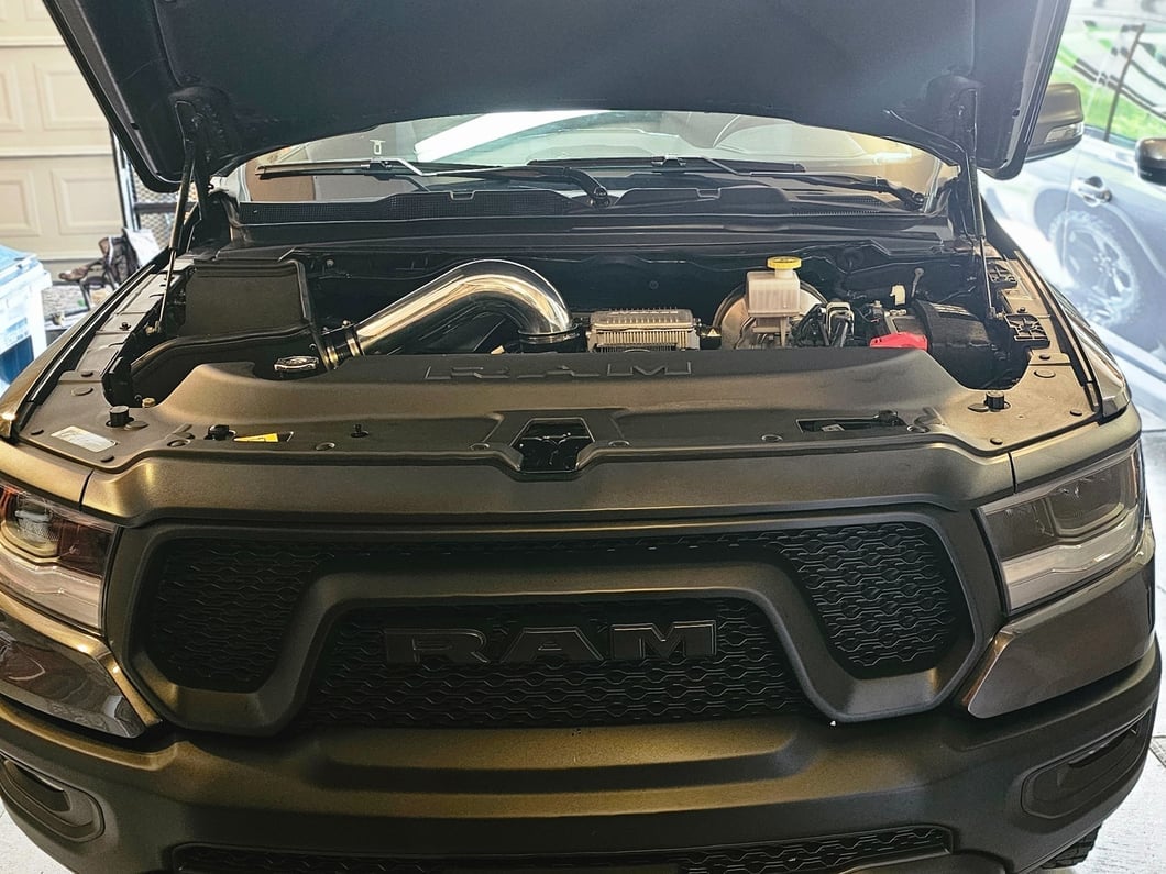 RedRock Cold Air Intake; Polished (19-24 5.7L RAM 1500)