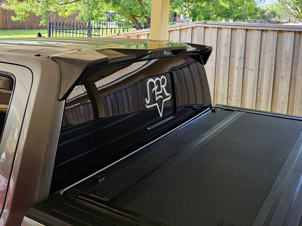RedRock Roof Spoiler; Carbon Fiber Design (15-20 F-150)