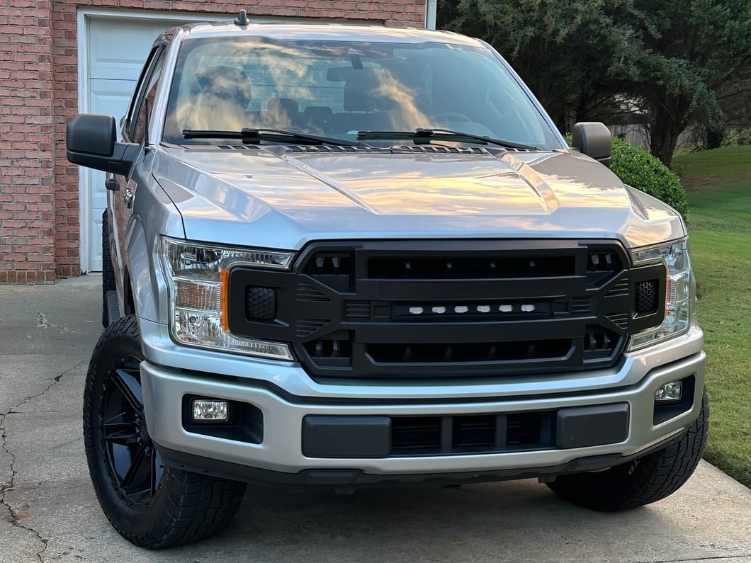 RedRock Armor Upper Replacement Grille with LED Off-Road Lighting (18-20 F-150, Excluding Raptor)