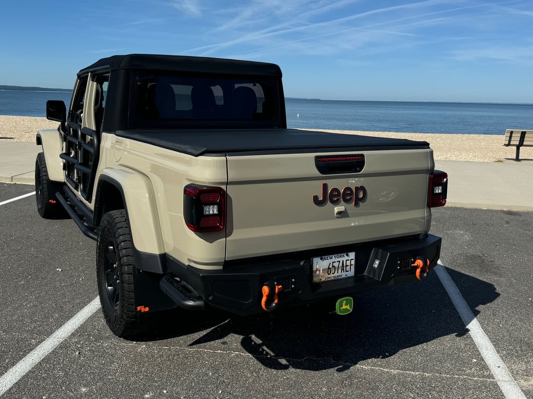 Jeep Licensed by RedRock HD Rear Bumper with Jeep Logo (20-25 Jeep Gladiator JT)