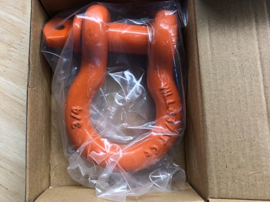 RedRock 3/4-Inch D-Ring; Orange