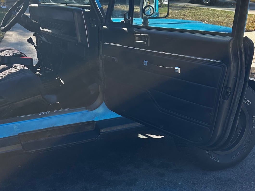 RedRock Door Interior Trim Panels; Black (87-95 Jeep Wrangler YJ)