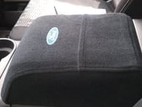 RedRock Center Console Cover with Ford Oval Logo (04-14 F-150 w/ Bucket Seats)
