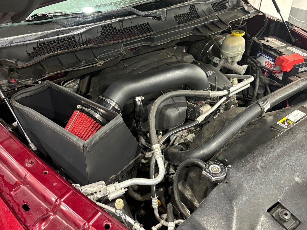 RedRock Cold Air Intake; Polished (09-18 5.7L RAM 1500)