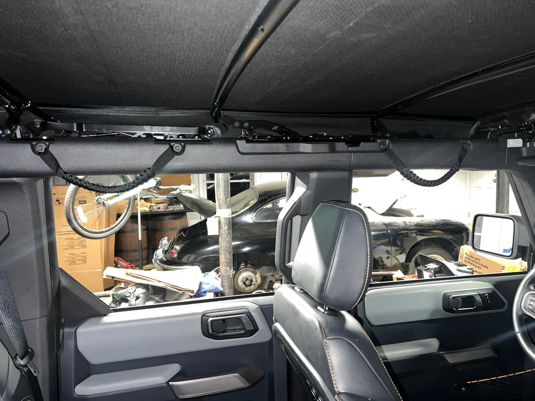 RedRock Paracord Grab Handles; Front and Rear; Black (21-25 Bronco 4-Door)