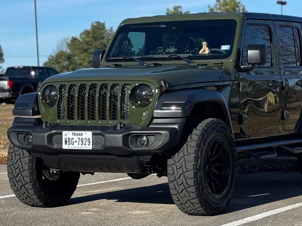 RedRock Fog Light Covers; Smoked (18-25 Jeep Wrangler JL Sport)