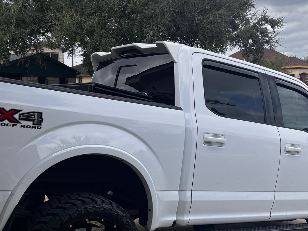 RedRock Roof Spoiler; Carbon Fiber Design (15-20 F-150)