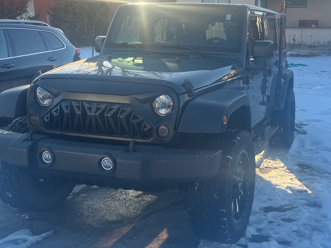 RedRock Mesh Sun Shade; American Flag (07-18 Jeep Wrangler JK)