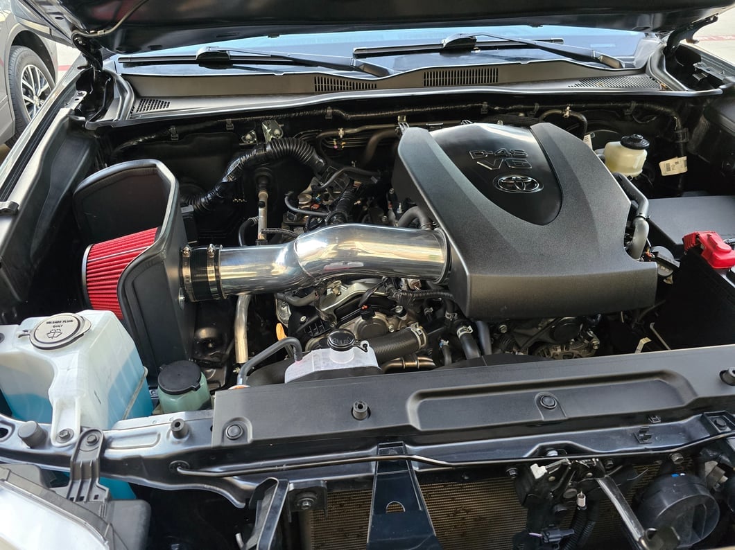 RedRock Cold Air Intake; Polished (16-23 3.5L Tacoma)
