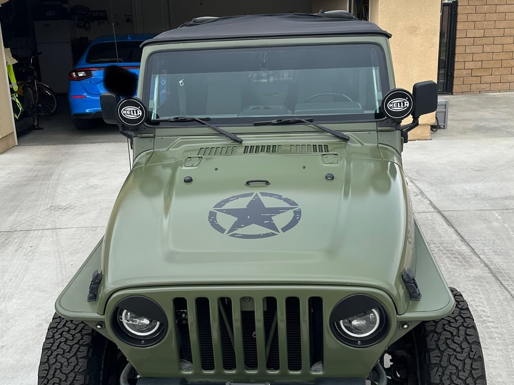 RedRock Bikini Top; Black Diamond (97-06 Jeep Wrangler TJ, Excluding Unlimited)