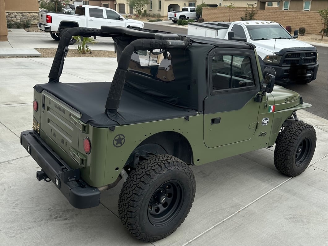 RedRock Bikini Top; Black Diamond (97-06 Jeep Wrangler TJ, Excluding Unlimited)