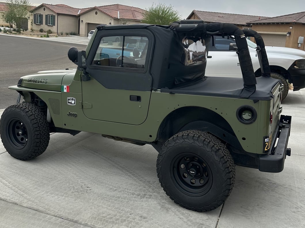 RedRock Bikini Top; Black Diamond (97-06 Jeep Wrangler TJ, Excluding Unlimited)