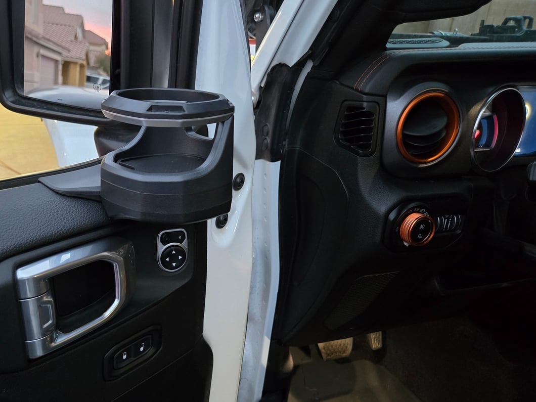 RedRock Cup Holder; Driver Side (20-25 Jeep Gladiator JT)