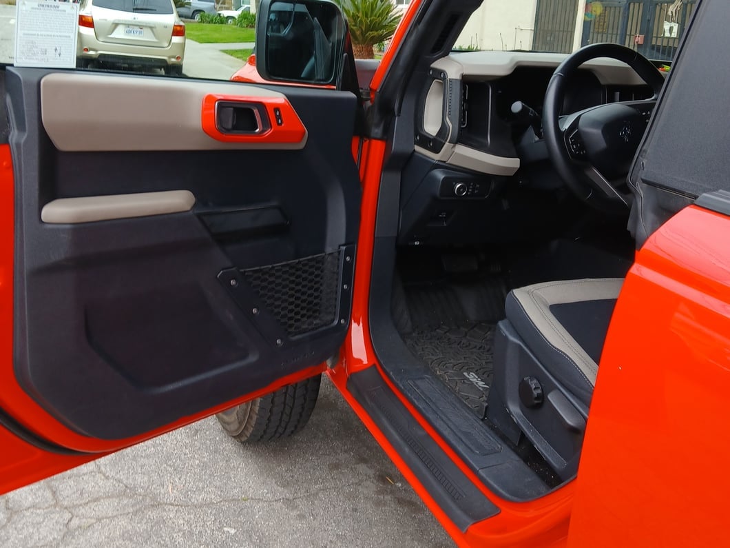 RedRock Door Entry Guards; Front (21-25 Bronco 4-Door)