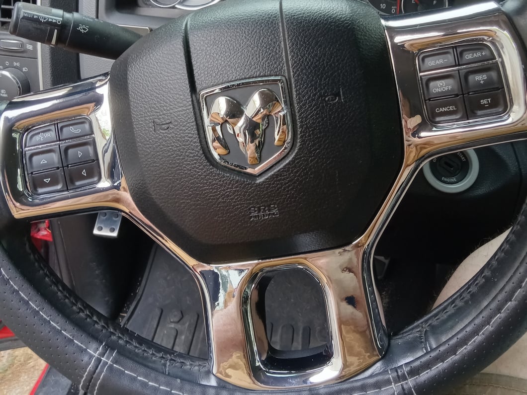 RedRock Air Vent Trim; Chrome (09-18 RAM 1500)