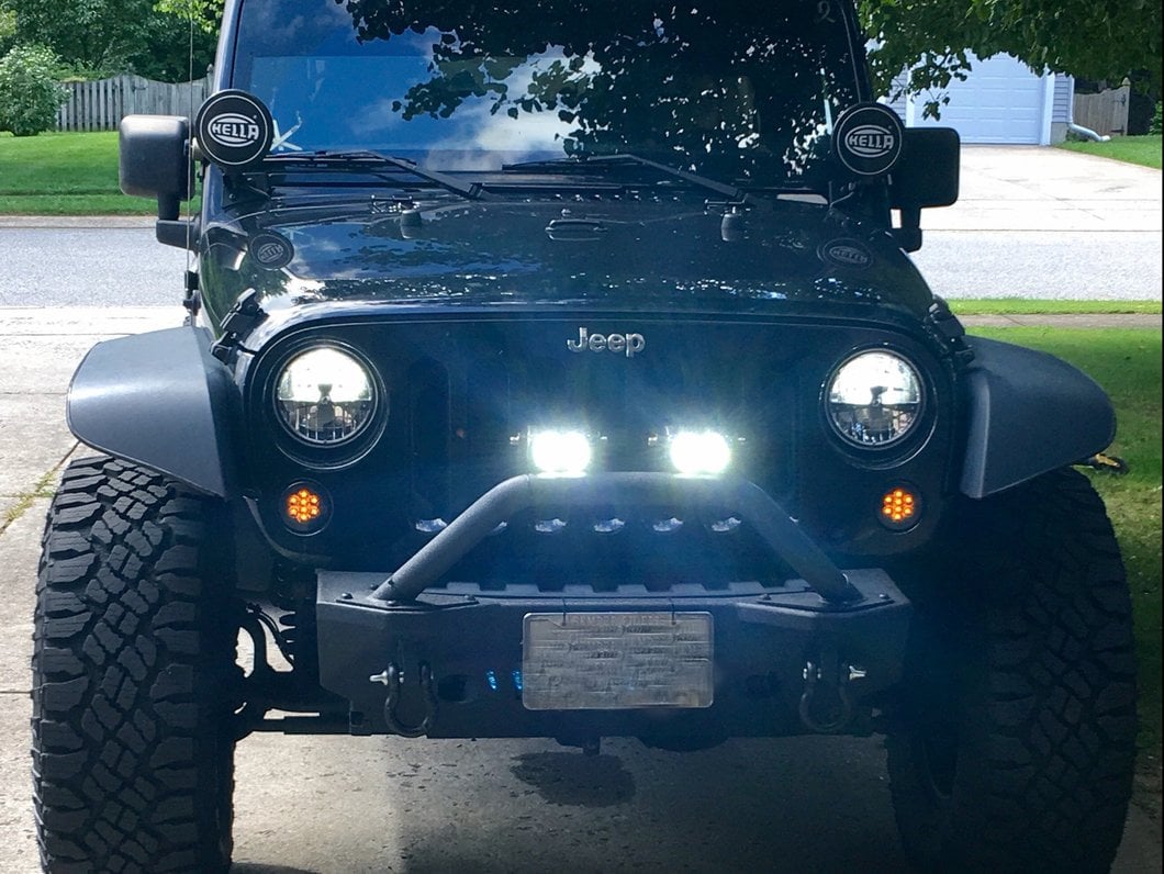 RedRock Stubby Front Bumper (07-18 Jeep Wrangler JK)