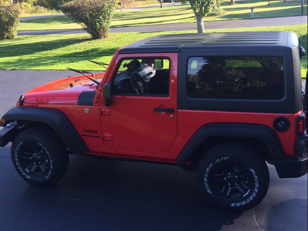 RedRock Body Armor Cowl Guards; Black (07-18 Jeep Wrangler JK)