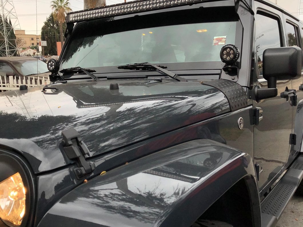 RedRock Cowl Body Armor; Textured Black (07-18 Jeep Wrangler JK)