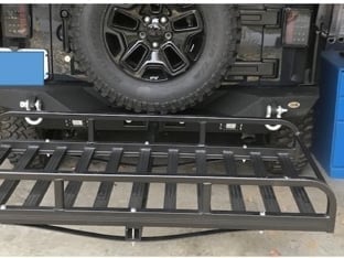 RedRock Hitch Mounted Cargo Rack; 7-Inch XL (Universal; Some Adaptation May Be Required)