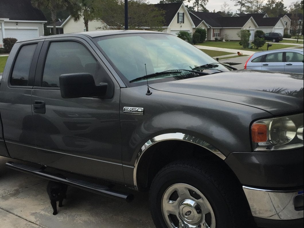 RedRock Fixed Black Antenna; 8-Inch (97-08 F-150)