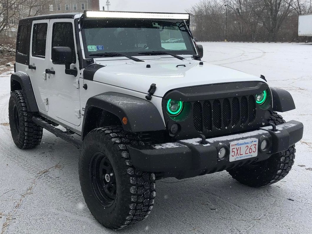 RedRock Body Armor Cowl Guards; Black (07-18 Jeep Wrangler JK)