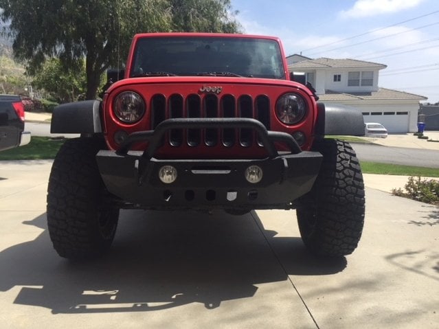 RedRock Crawler Stubby Winch Front Bumper (07-18 Jeep Wrangler JK)