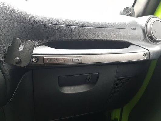 RedRock CB Mount; Passenger Grab Bar (11-18 Jeep Wrangler JK)
