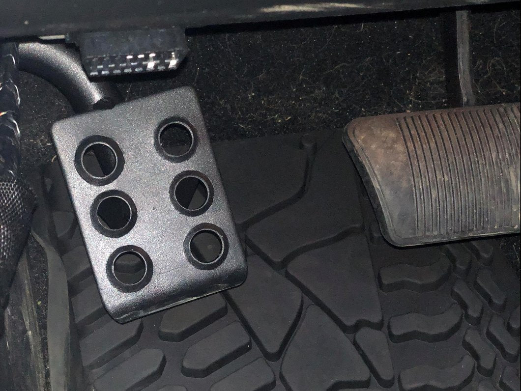 RedRock Dead Pedal; Driver Side (07-18 Jeep Wrangler JK w/ Automatic Transmission)