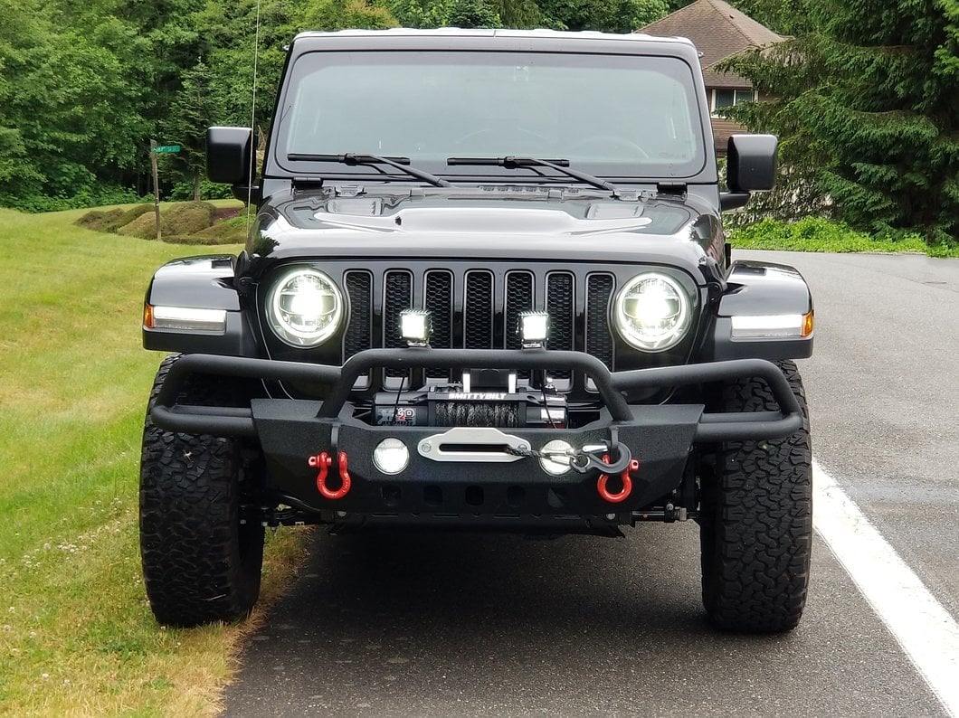 RedRock Crawler-Max Full Width Winch Front Bumper (18-25 Jeep Wrangler JL)