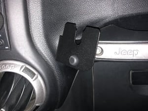 RedRock CB Mount; Passenger Grab Bar (11-18 Jeep Wrangler JK)