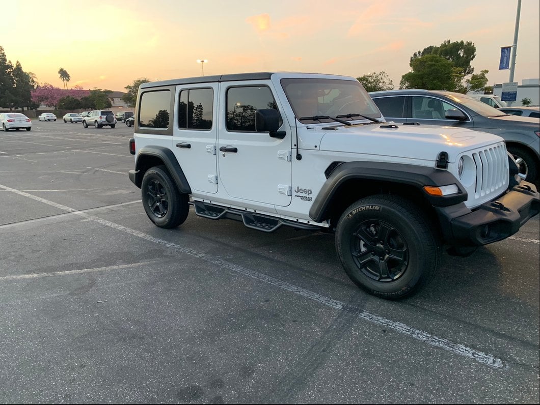 RedRock HD Drop Side Step Bars (18-25 Jeep Wrangler JL 4-Door)