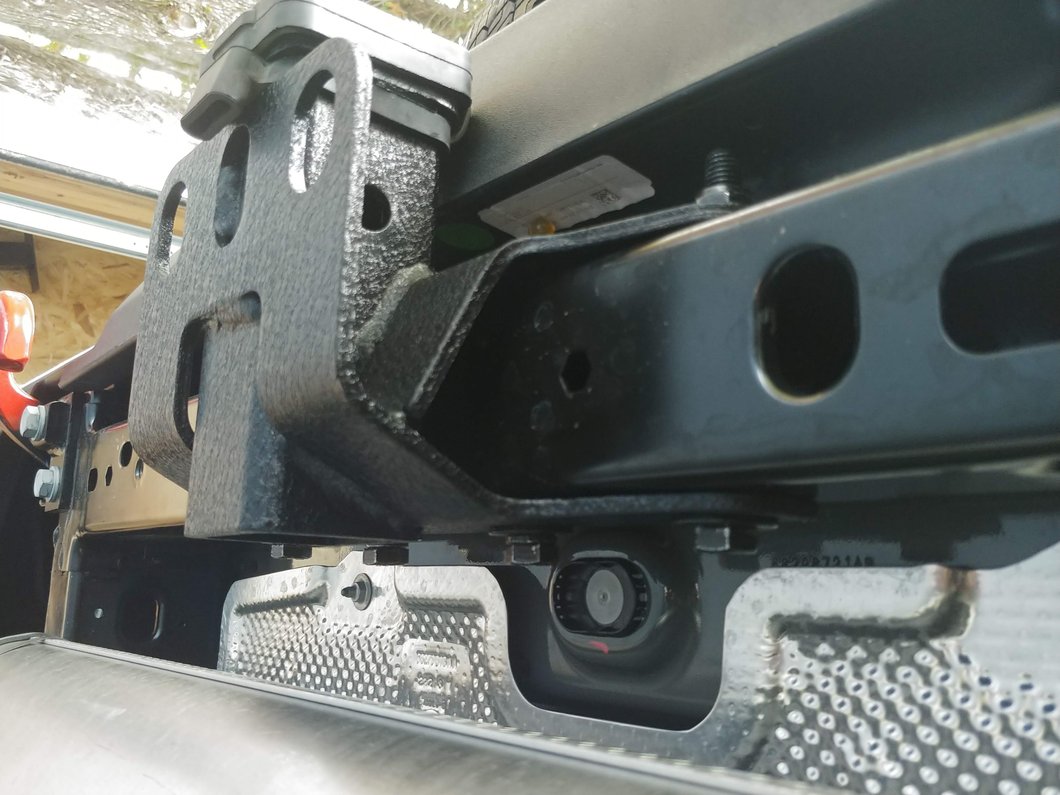 RedRock Hitch; Textured Black (07-25 Jeep Wrangler JK & JL)
