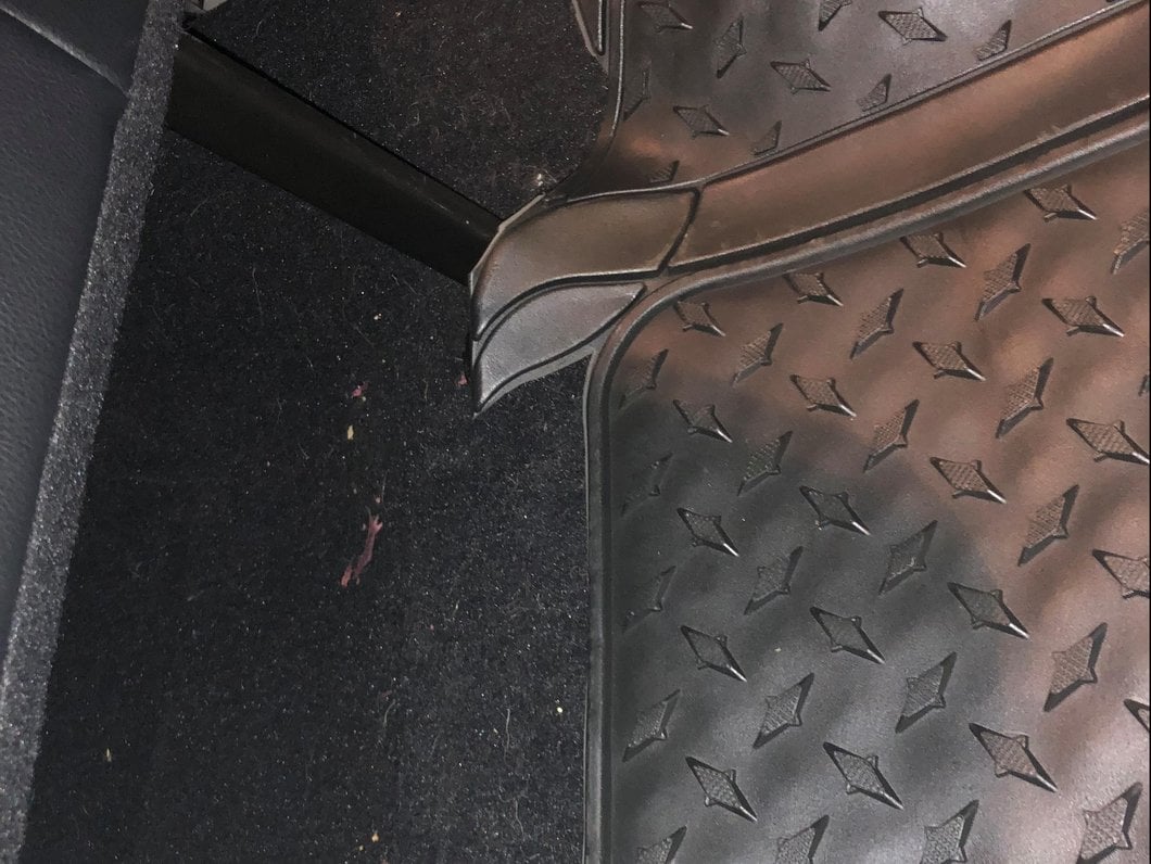 RedRock All-Weather Floor Mat Set with One-Piece Rear Mat; Black (Universal; Some Adaptation May Be Required)