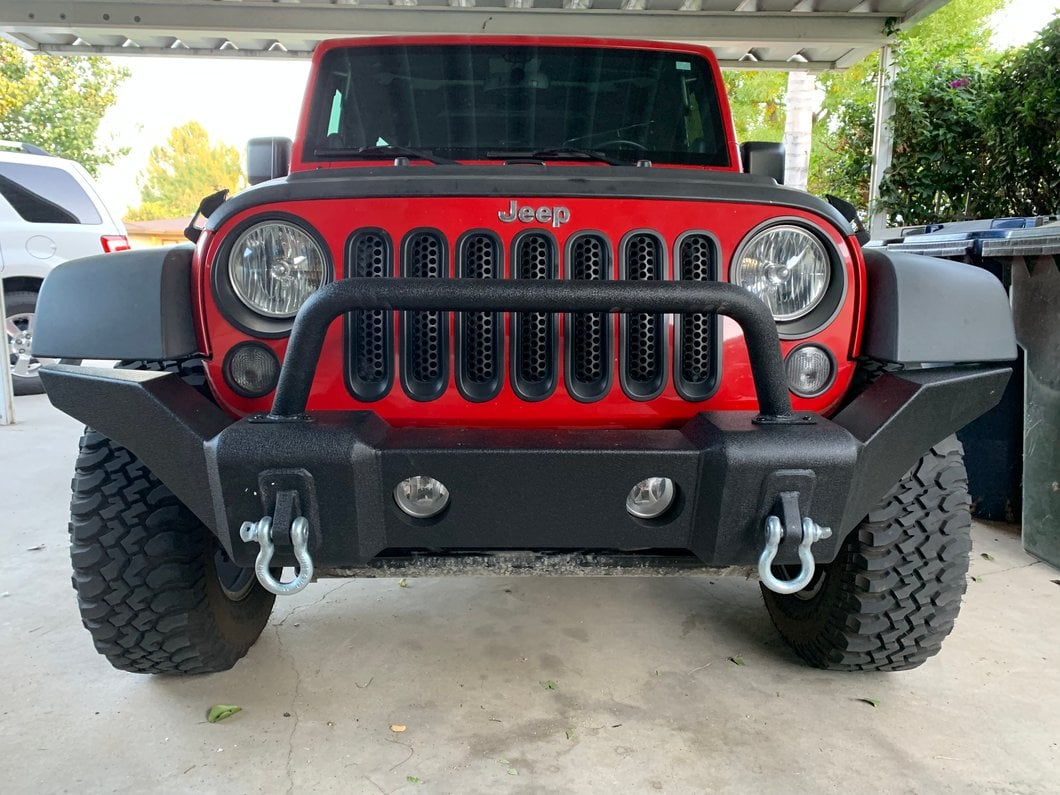 RedRock Avenger Full Width Front Bumper (07-18 Jeep Wrangler JK)