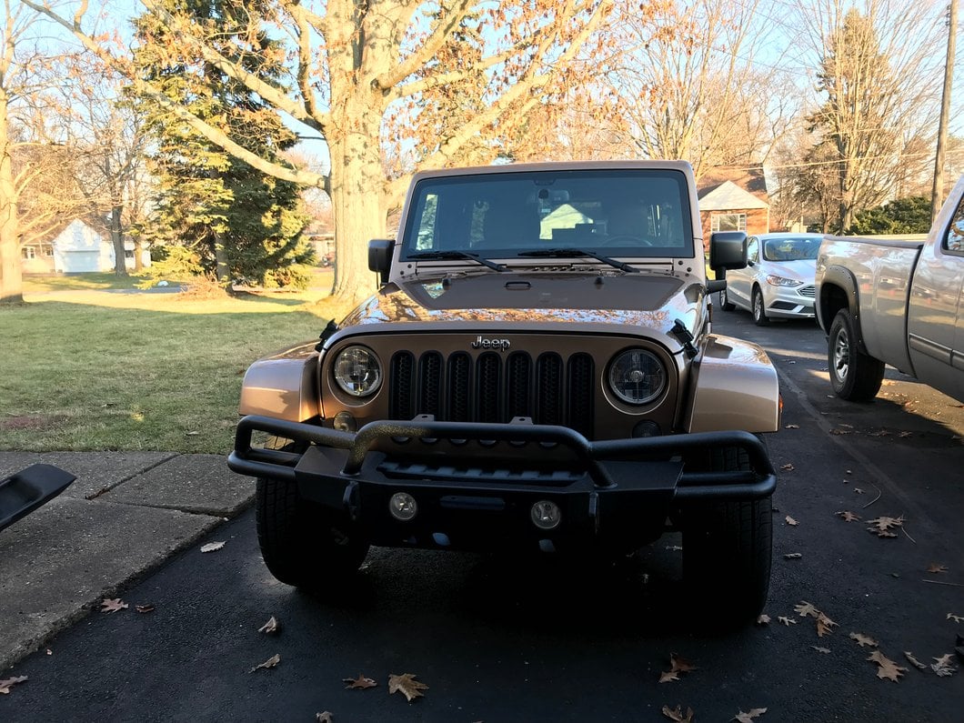 RedRock Crawler-Max Full Width Winch Front Bumper (07-18 Jeep Wrangler JK)