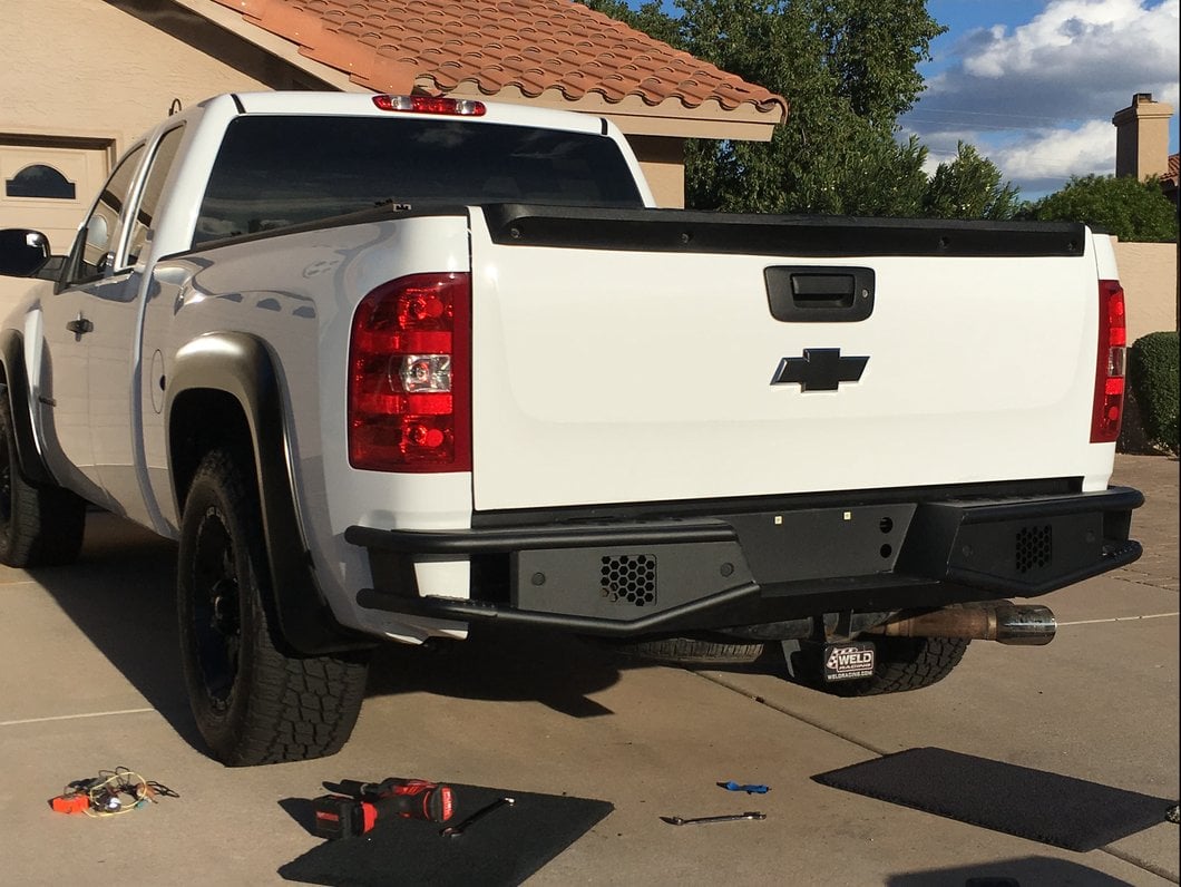 RedRock Tubular Off-Road Rear Bumper (07-18 Silverado 1500)