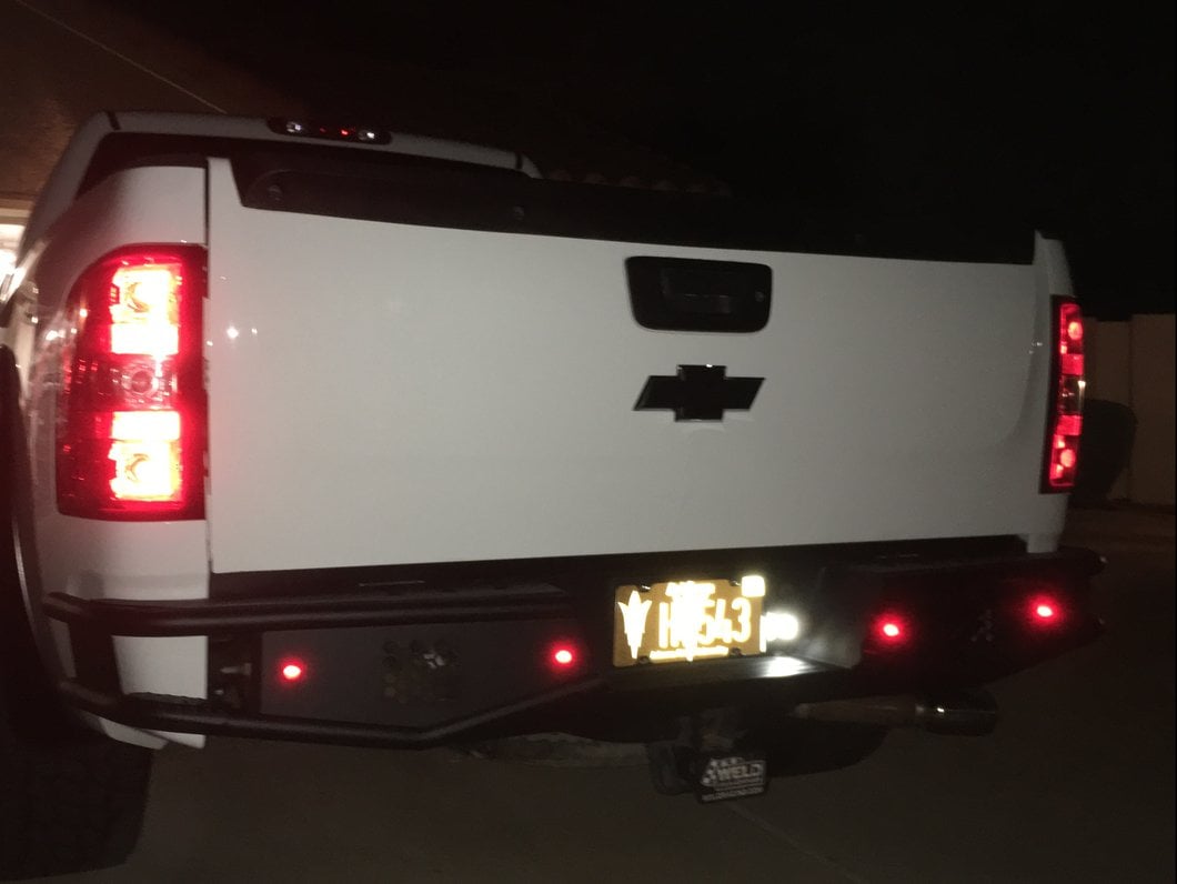 RedRock Tubular Off-Road Rear Bumper (07-18 Silverado 1500)