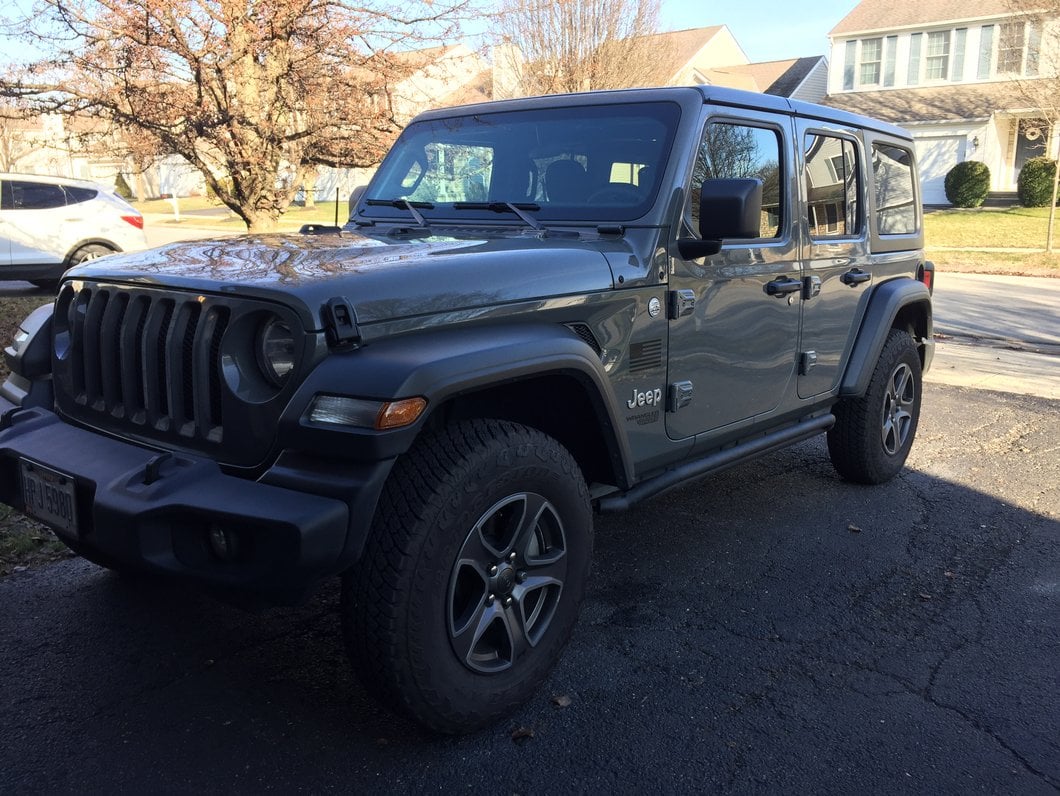 RedRock Rocker Guards; Textured Black (18-25 Jeep Wrangler JL 4-Door)