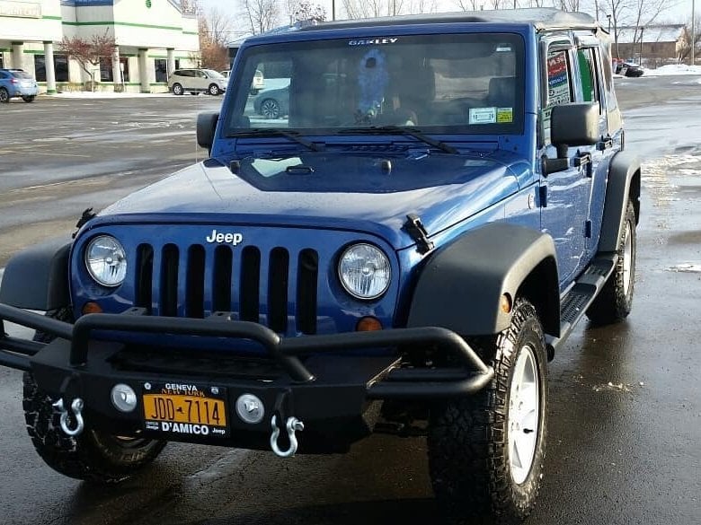 RedRock Crawler-Max Full Width Winch Front Bumper (07-18 Jeep Wrangler JK)