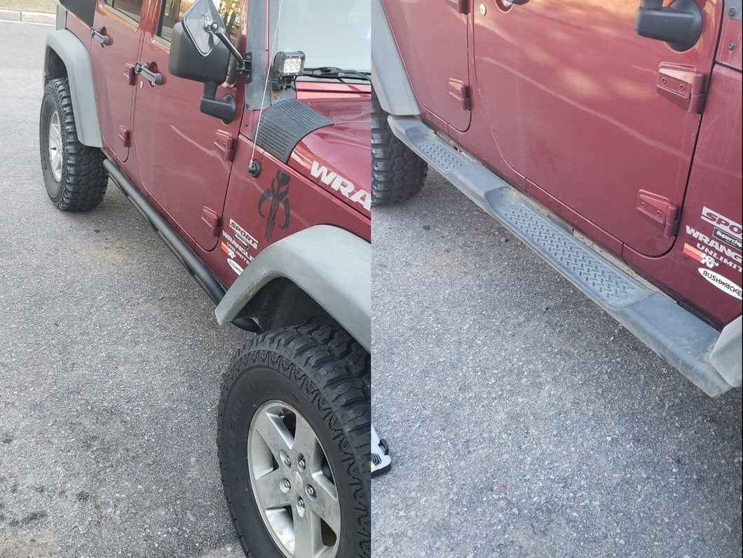 RedRock HD Rocker Guards (07-18 Jeep Wrangler JK 4-Door)