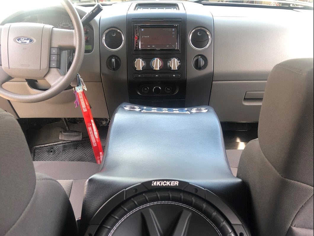 RedRock A/C Knob Covers; Chrome (04-08 F-150)