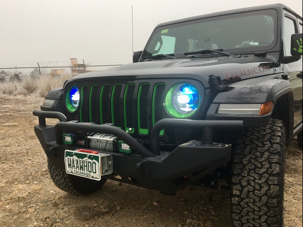 RedRock Rock Crawler Full Width Winch Front Bumper (18-25 Jeep Wrangler JL)
