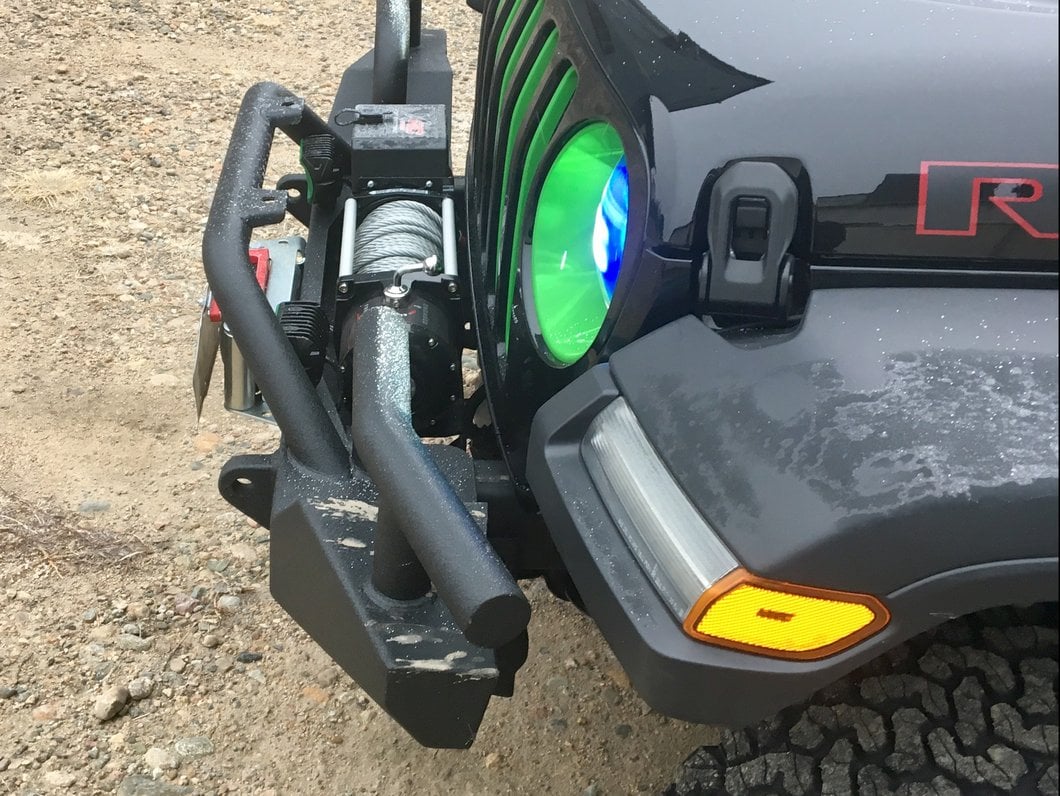 RedRock Rock Crawler Full Width Winch Front Bumper (18-25 Jeep Wrangler JL)