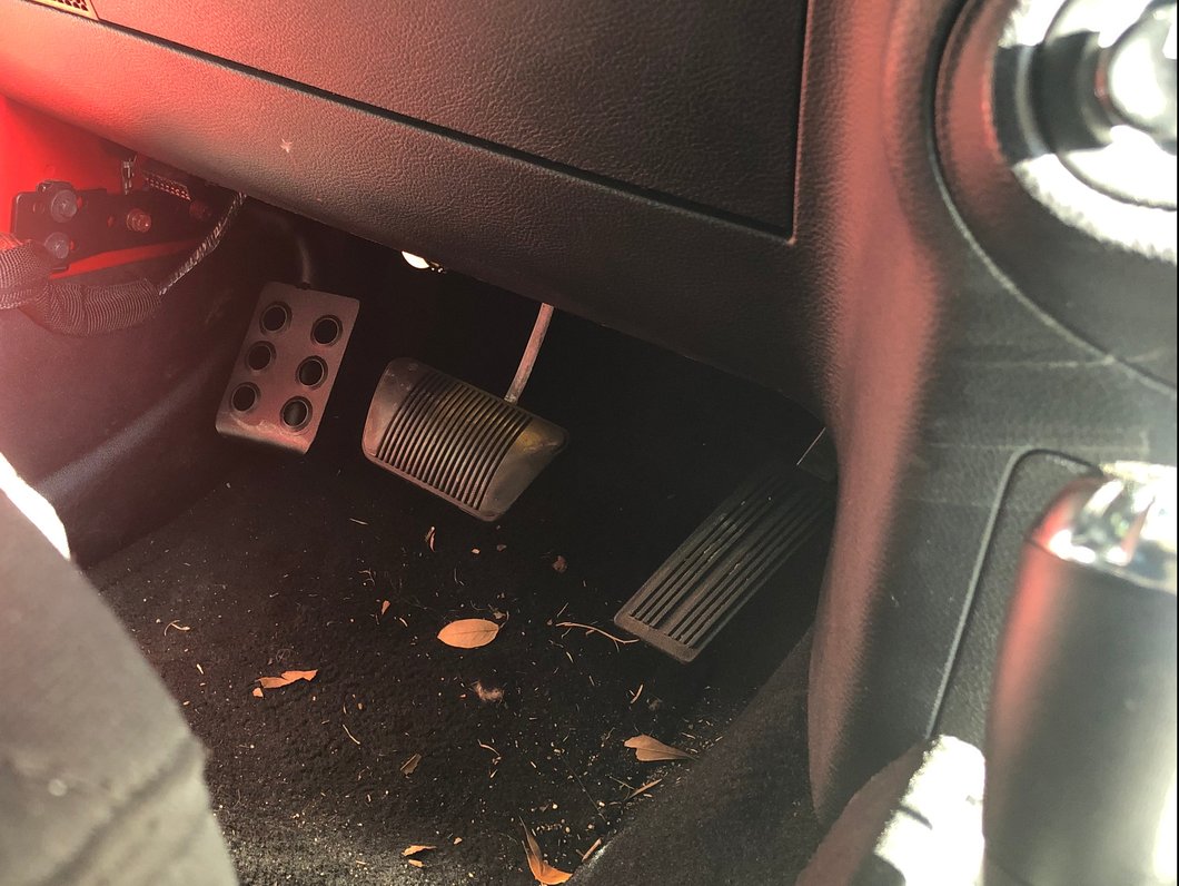 RedRock Dead Pedal; Driver Side (07-18 Jeep Wrangler JK w/ Automatic Transmission)