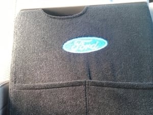 RedRock Center Console Cover with Ford Oval Logo (11-25 F-150 w/ Front Bench Seat)