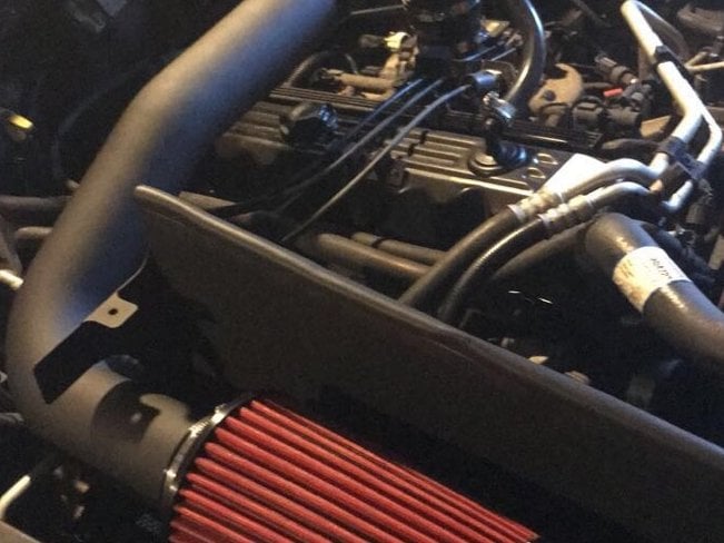 RedRock Cold Air Intake; Textured Black (97-06 4.0L Jeep Wrangler TJ)