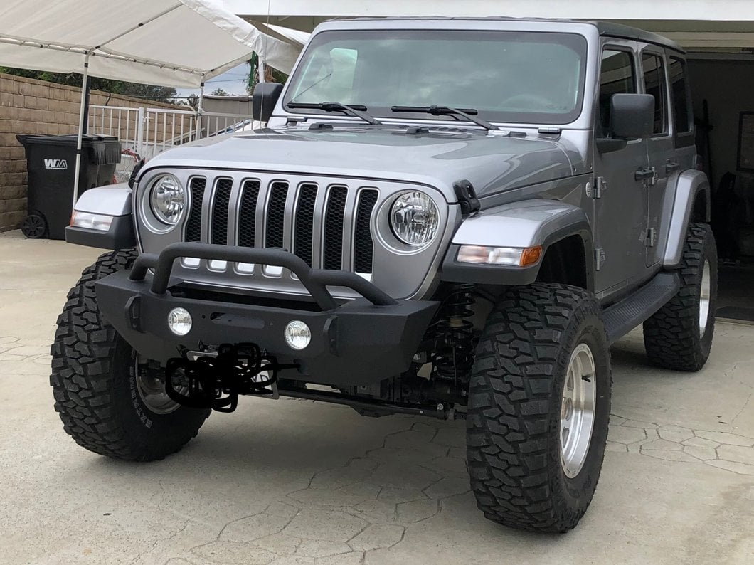 RedRock Crawler Stubby Winch Front Bumper (18-25 Jeep Wrangler JL)